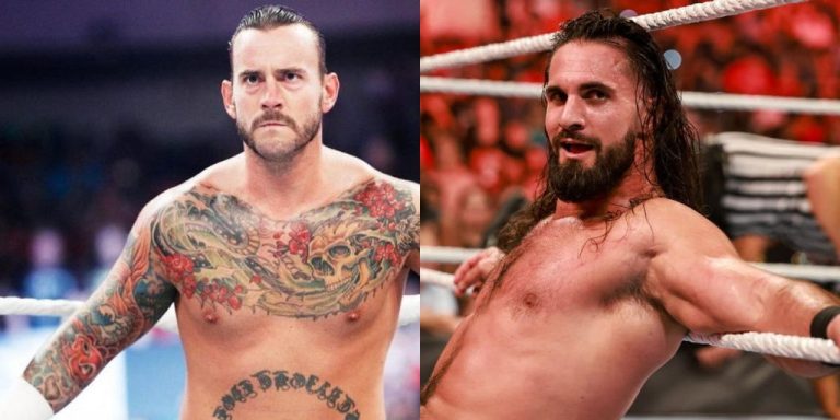 CM Punk and Seth Rollins